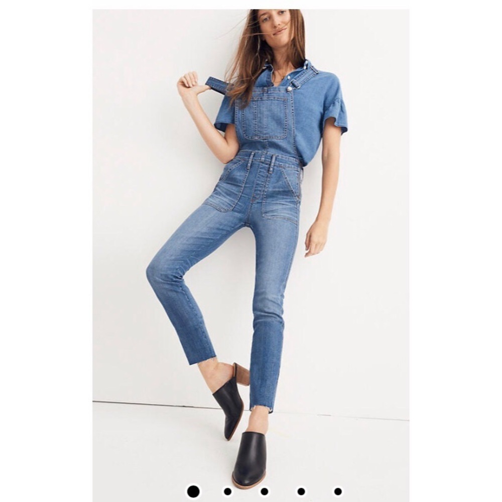 Madewell Skinny overalls in Kent Wash